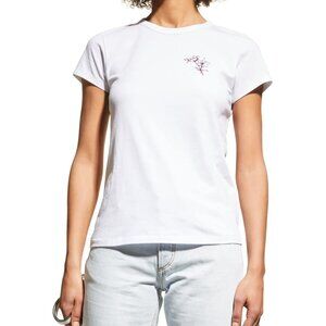 Rag & Bone Floret Organic Cotton Tee in Size Large